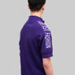 Men's Artist Fashion Short-Sleeve Zip-Up - Royal Purple