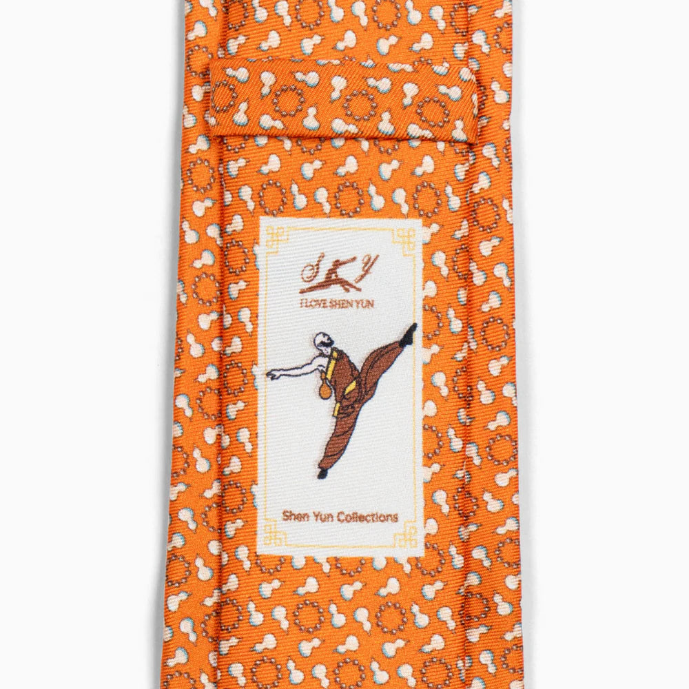 The Heroic Lu Zhishen Tie - Orange
