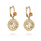 The Tang Elegance Earrings 18kt Yellow Gold with Spessartite Garnet