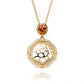 The Tang Elegance Necklace 18kt Yellow Gold with Spessartite Garnet