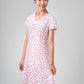 Women's Floral-Print Summer Dress - Pink