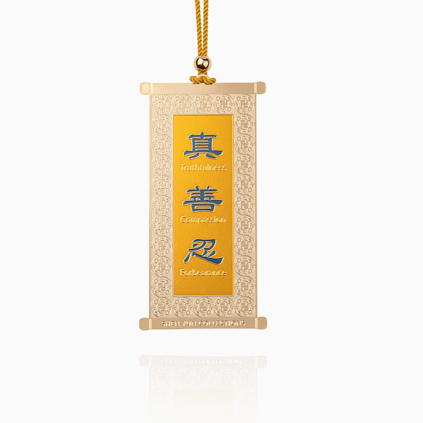 Zhen Shan Ren Scroll Ornament