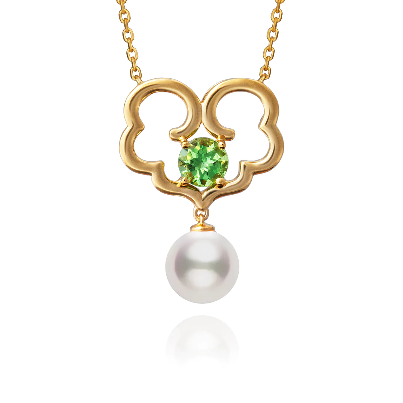 The Timeless Blessings - Fine Jewelry Necklace with Tsavorite