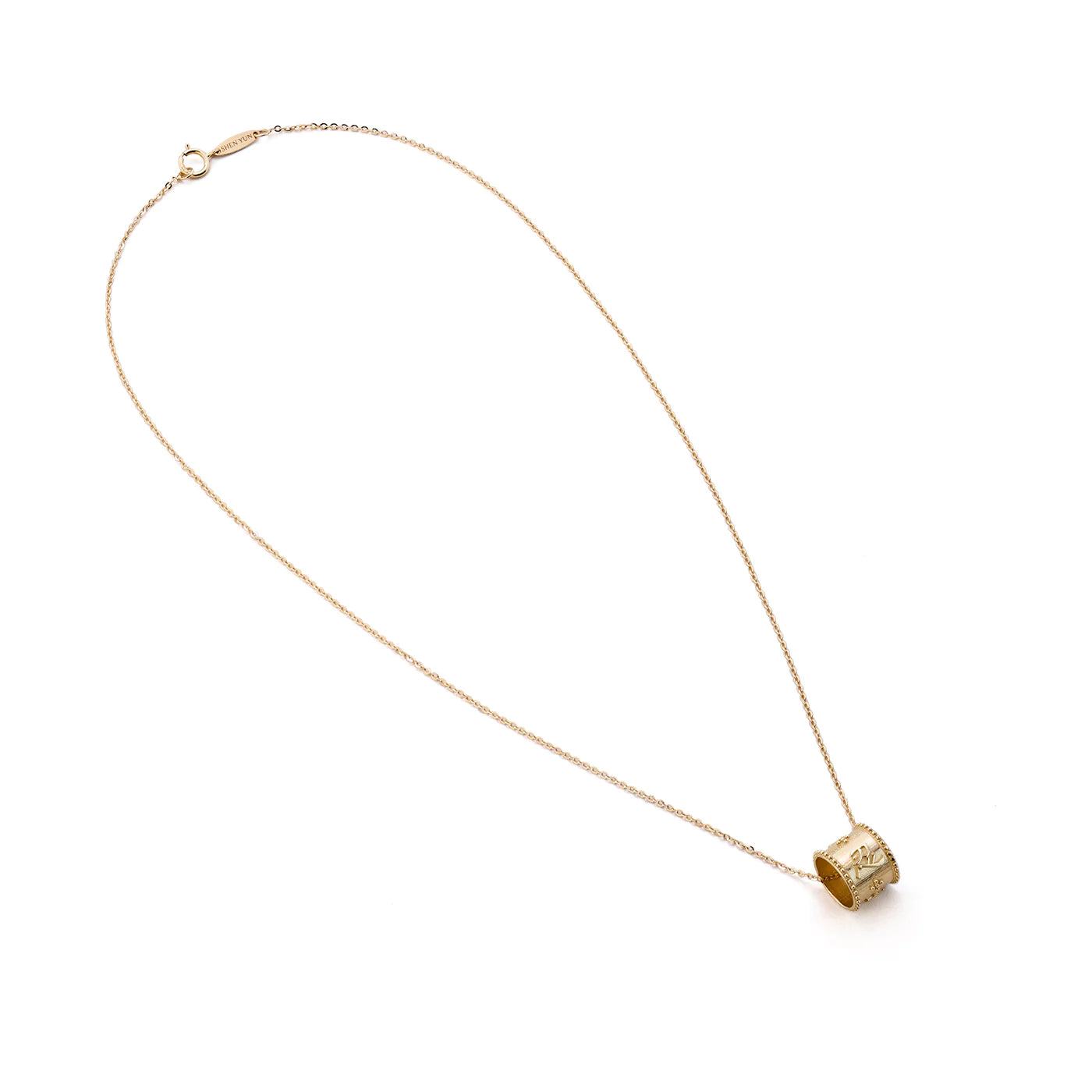 Zhen Shan Ren Eternity Necklace -  14kt Yellow Gold